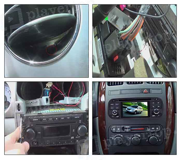 installation autoradio chrysler pt cruiser 2008